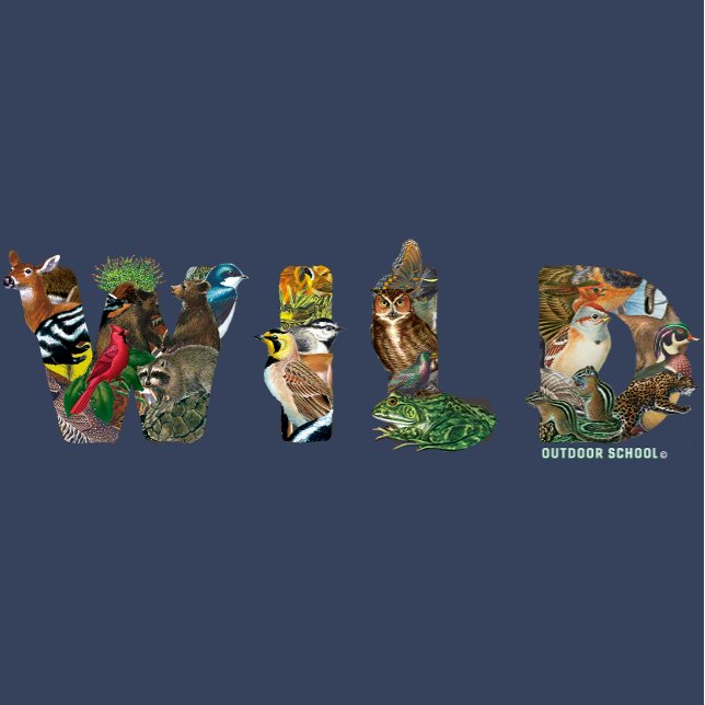 Outdoor School Kids T-Shirt (Navy) (Creator Uploaded)