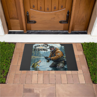  Outdoor Sports Fishing  Dad Doormat