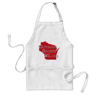 Outdoor Sports Wisconsin Red Logo Apron