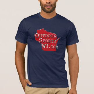 Outdoor Sports Wisconsin Red Logo T-shirt men