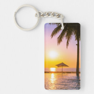 Outdoor Swimming Pool with Umbrella-23543 Key Ring