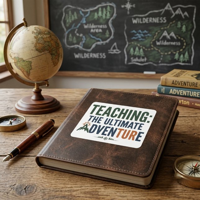 Outdoor Teacher Ultimate Adventure  Square Sticker (Creator Uploaded)