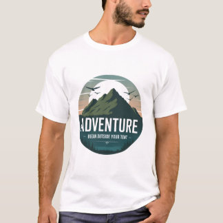 Outdoor Tent Life Nature T-Shirt