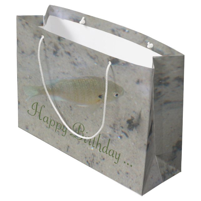 Outdoor Themed Large Gift Bag (Back Angled)