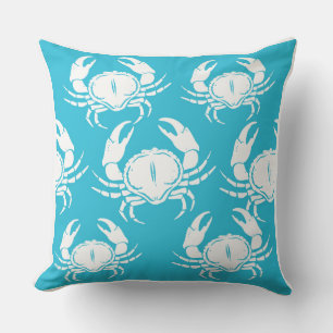 Outdoor Throw Pillow-Crabs Outdoor Cushion