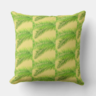 Outdoor Throw Pillow-Palms Cushion