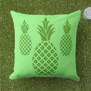 Outdoor Throw Pillow-Pineapples Cushion