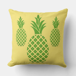 Outdoor Throw Pillow-Pineapples Cushion
