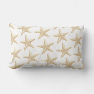 Outdoor Throw Pillow-Starfish Lumbar Cushion