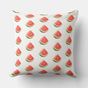 Outdoor Throw Pillow-Watermelon Throw Pillow