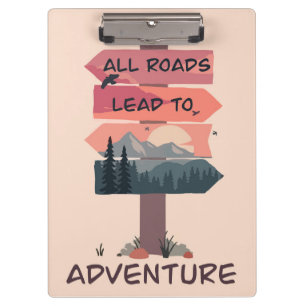 Outdoor Travel Journal Clipboard