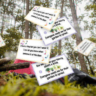 Outdoor Treasure Hunt Clues, Outdoor Kids Games Custom Letterhead