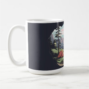 Outdoor unique, retro/vintage graphic coffee mug