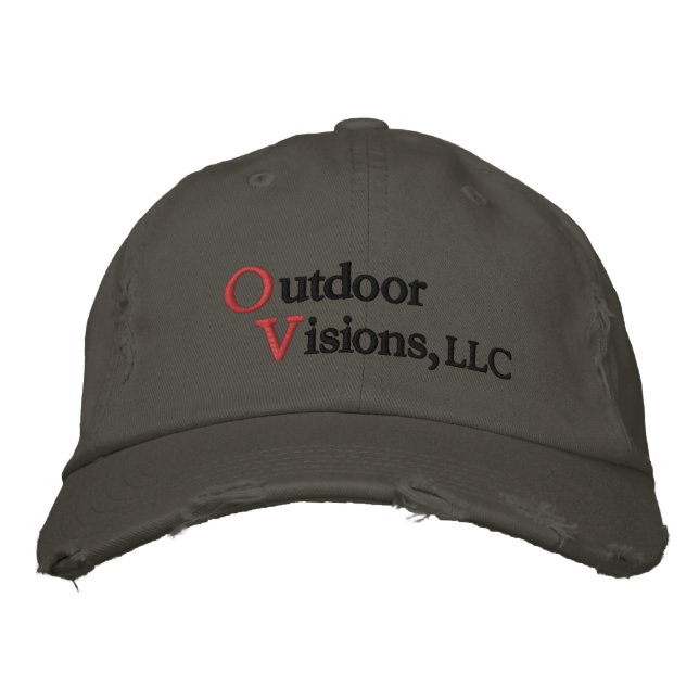 Outdoor Visions Low Profile Rugged Embroidered Hat (Front)