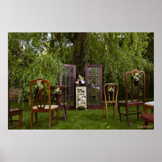 Outdoor Wedding Scene Poster (Front)