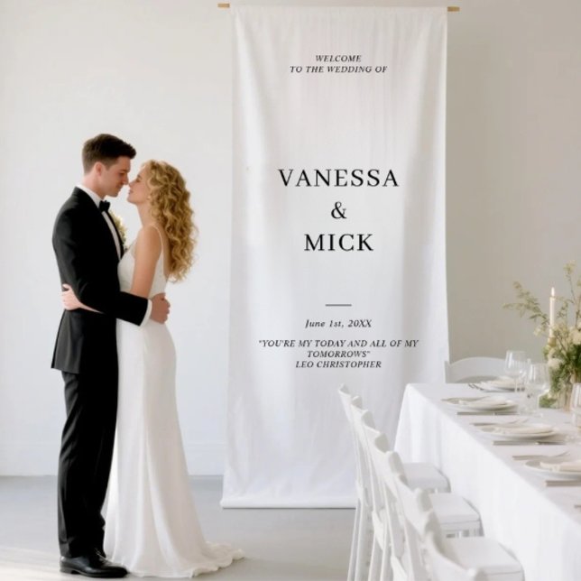 Outdoor Wedding Welcome Banner (Creator Uploaded)
