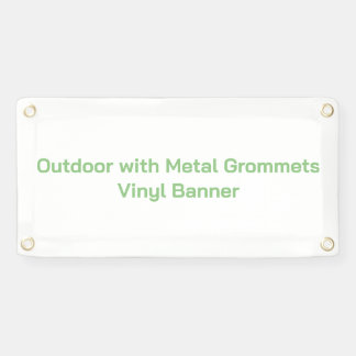 Outdoor with Metal Grommets 1' x 2' Vinyl Banner