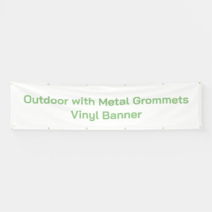 Outdoor with Metal Grommets 2.5' x 10 Vinyl Banner