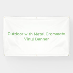 Outdoor with Metal Grommets 3' x 5' Vinyl Banner