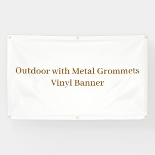 Outdoor with Metal Grommets 3' x 5' Vinyl Banner