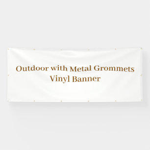 Outdoor with Metal Grommets 4' x 10' Vinyl Banner