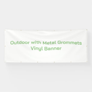 Outdoor with Metal Grommets 4' x 10' Vinyl Banner