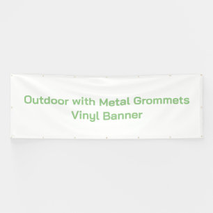 Outdoor with Metal Grommets 4' x 12' Vinyl Banner