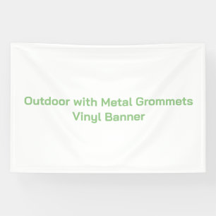 Outdoor with Metal Grommets 4' x 6' Vinyl Banner