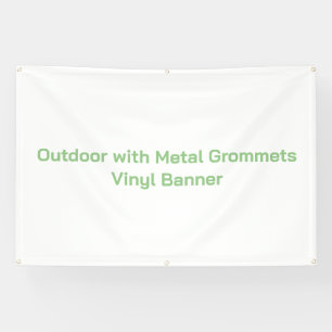Outdoor with Metal Grommets 4' x 6' Vinyl Banner