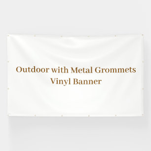 Outdoor with Metal Grommets 6' x 10' Vinyl Banner