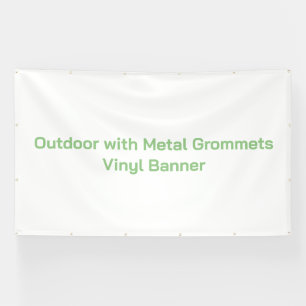 Outdoor with Metal Grommets 6' x 10' Vinyl Banner