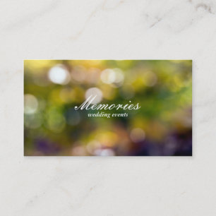 Outdoors Bokeh Business Card