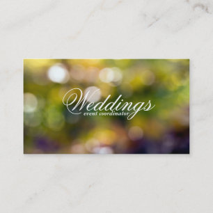 Outdoors Bokeh Business Card