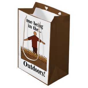 Outdoors Nature Fun Medium Gift Bag