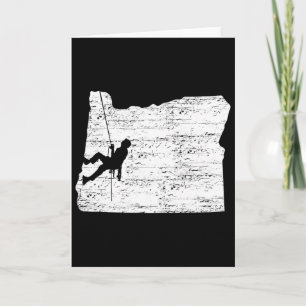 Outdoors Oregon Rock Climbing Card