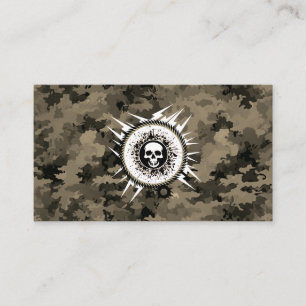 Outdoorsman Camouflage Hunt Fish Pro Information   Business Card