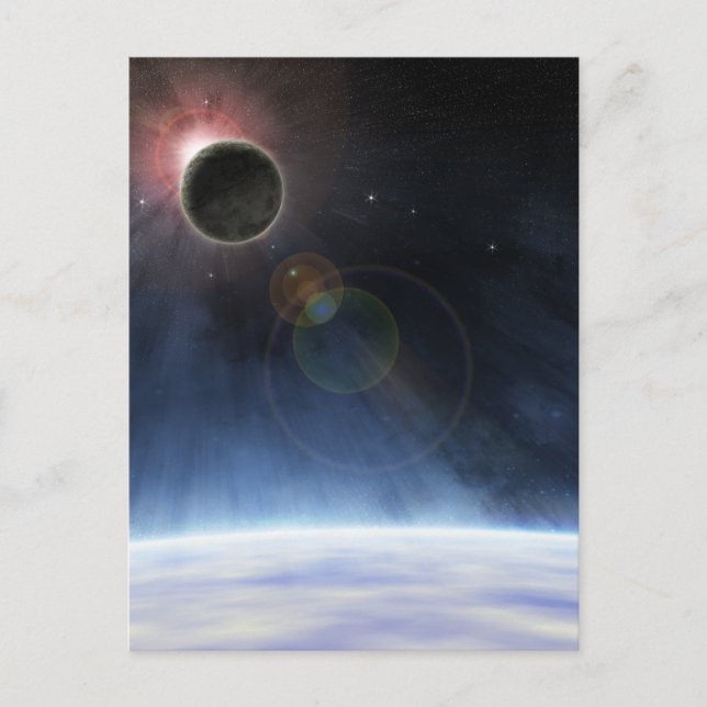 Outer Atmosphere of The Planet Earth Postcard (Front)
