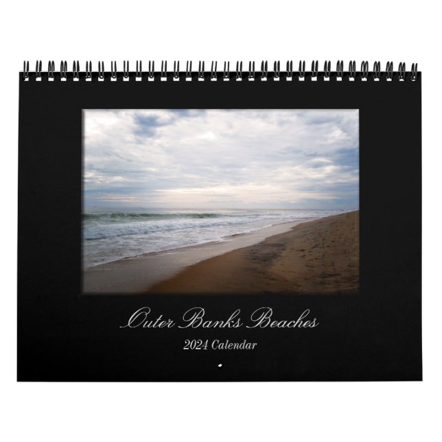 Outer Banks Beaches 2024 Calendar by Erin Mac (Cover)