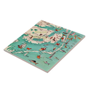 Outer Banks Beaches Ceramic Tile