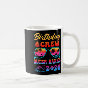 Outer banks birthday crew vacation cruise 2026 coffee mug