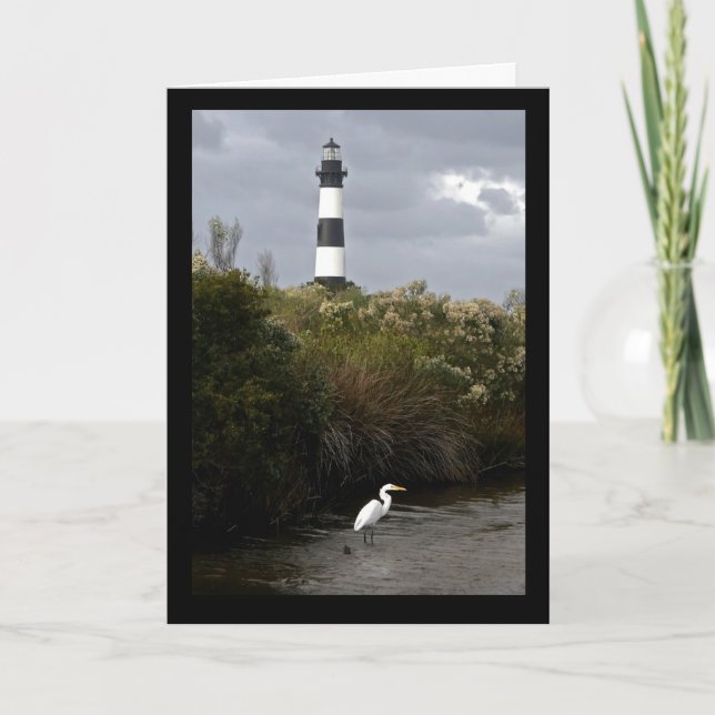 Outer Banks Birthday Greeting Card (Front)