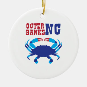 Outer Banks Ceramic Ornament