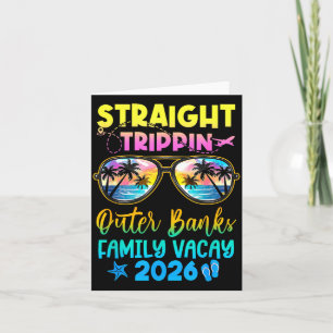 Outer Banks Family Vacay Vacation 2026 Straight Tr Card