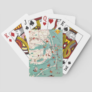 Outer Banks Map Playing Cards