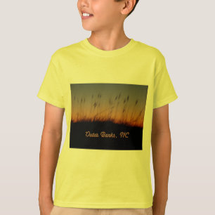 Outer Banks NC Sea Oats and Dunes at Sunset T-Shirt