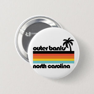  Outer Banks North Carolina 6 Cm Round Badge