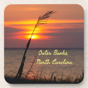 Outer Banks North Carolina Beach Sunset Orange Sky Coaster