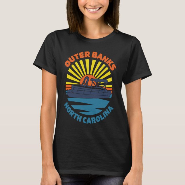 Outer Banks North Carolina OBX NC Beach Chill Van  T-Shirt (Front)