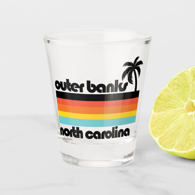  Outer Banks North Carolina Shot Glass (Front)