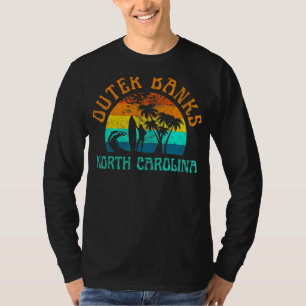 Outer Banks North Carolina Surf Beach Surfer Obx T-Shirt